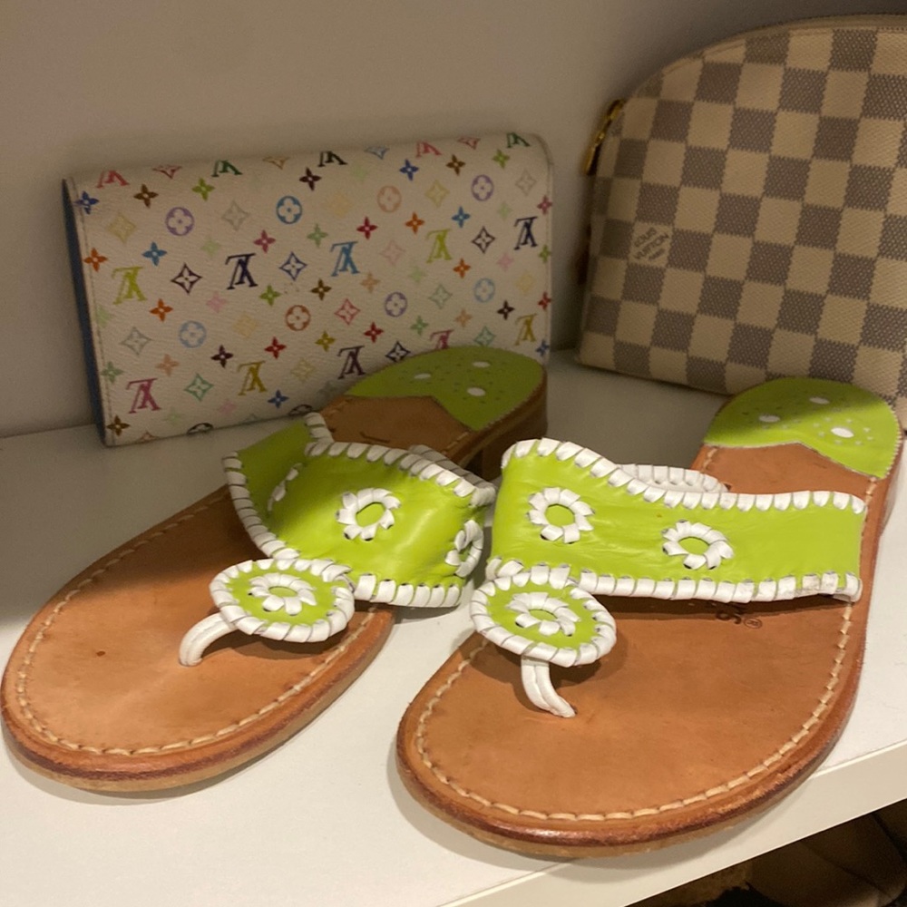 Authentic leather Jack Rogers sandals size 9 like new